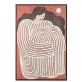 TELA DI DONNA DIPINTA A MANO
