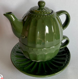 TEA FOR ONE STONEWARE VERDE BOSCO