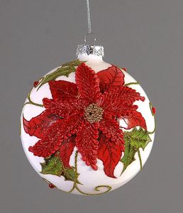 SFERA WHITE 3D POINSETTA