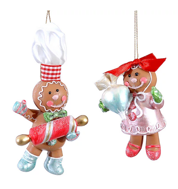 ORNAMENTO MR&MRS GINGERBREAD