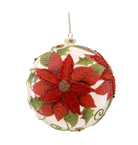 SFERA WHITE 3D POINSETTA